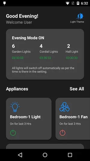 Dark theme look on lollipop (API 21 & 22) devices
